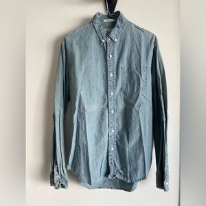 NWT Lucky Brand Denim Chambray Shirt S
